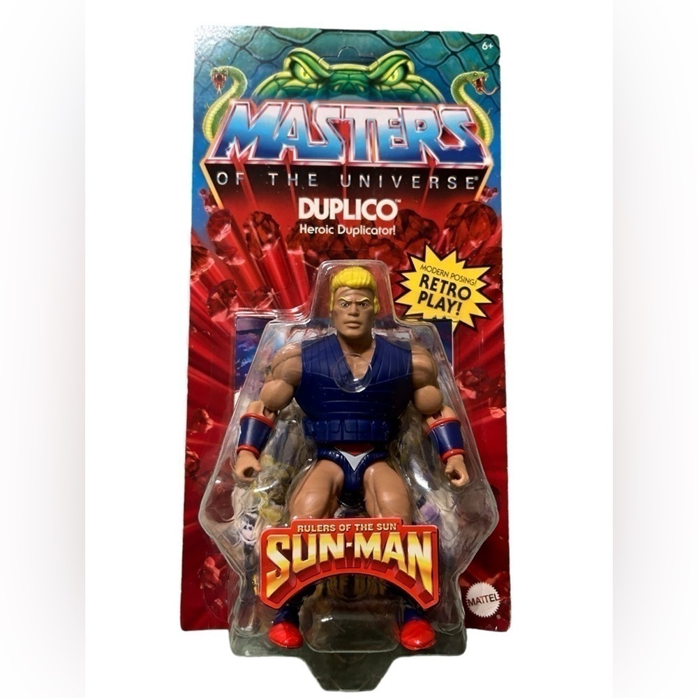Masters of the Universe Duplico sun man Ruler of the sun action figure
